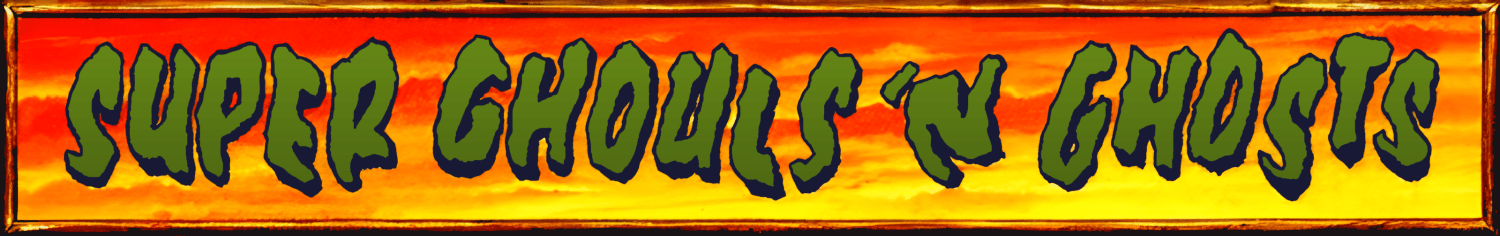Super Ghouls 'N Ghosts logo for Super Nintendo